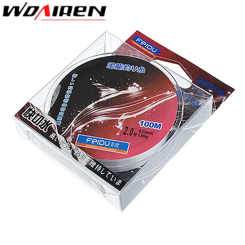 Sedal de pesca de nailon, monofilamento superfuerte japonés de alta calidad, 100M, accesorios de aparejos de pesca, YX-250, promoción - imagen 4