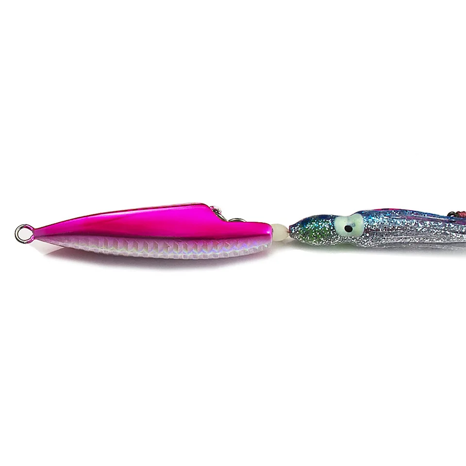 Countbass Inchiku Jigs 120g 4,3 oz con anzuelo de asistencia Octoups, Jigging de calamar, señuelo de pesca pargo de barco inferior de agua salada - imagen 3