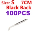 Black Back S 100pcs