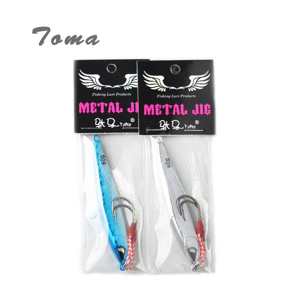 Señuelo jigging de metal con caída lenta y natación completa para agua salada - imagen 4
