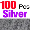 100pcs silver