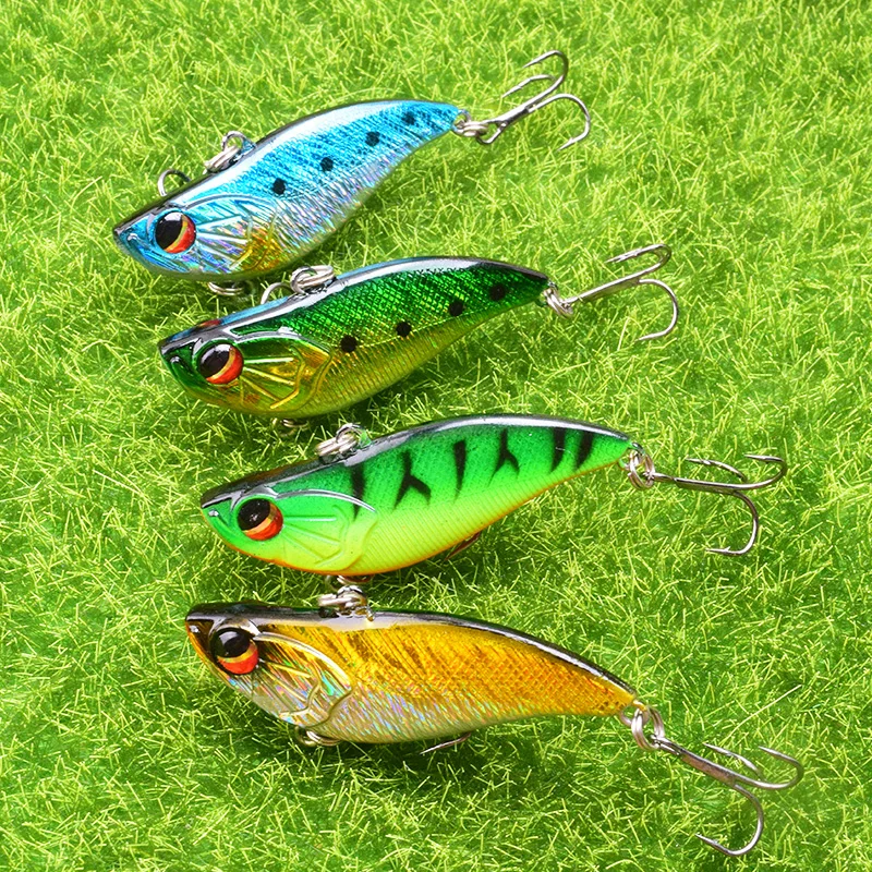 Señuelos de Pesca con vibración láser biónico, cebo duro Crankbait, Wobbler, con anzuelos triples, 60mm, 14g, 1 ud. - imagen 3