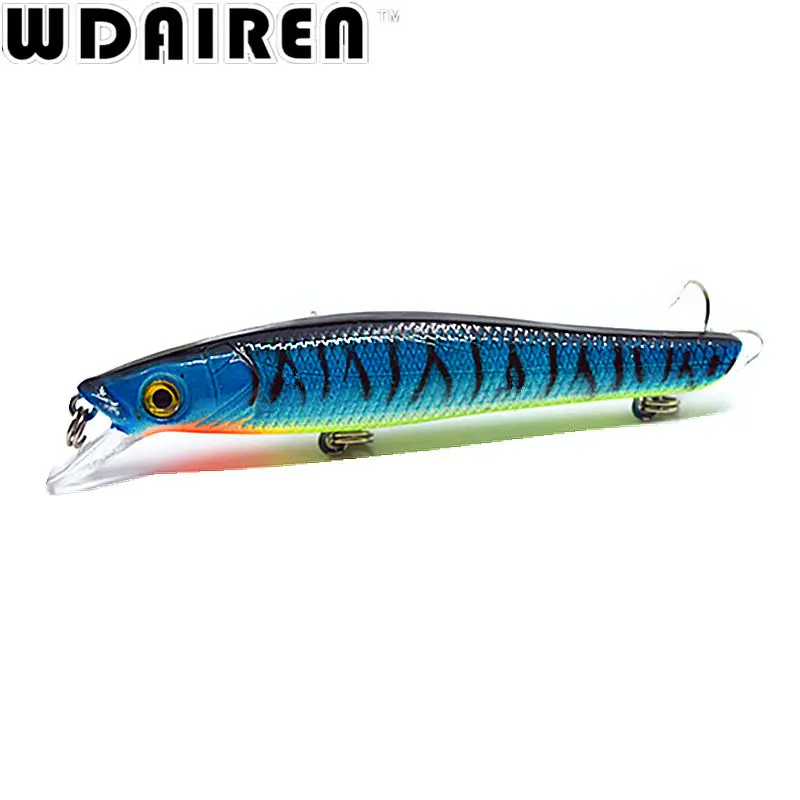 Señuelo de pesca Artificial para pececillos, cebo duro realista de Japón, Swimbait Wobbler Crankbait 6 # anzuelos, aparejos de pesca NE-9,5, 8,8 cm, 283g, 1 ud. - imagen 3