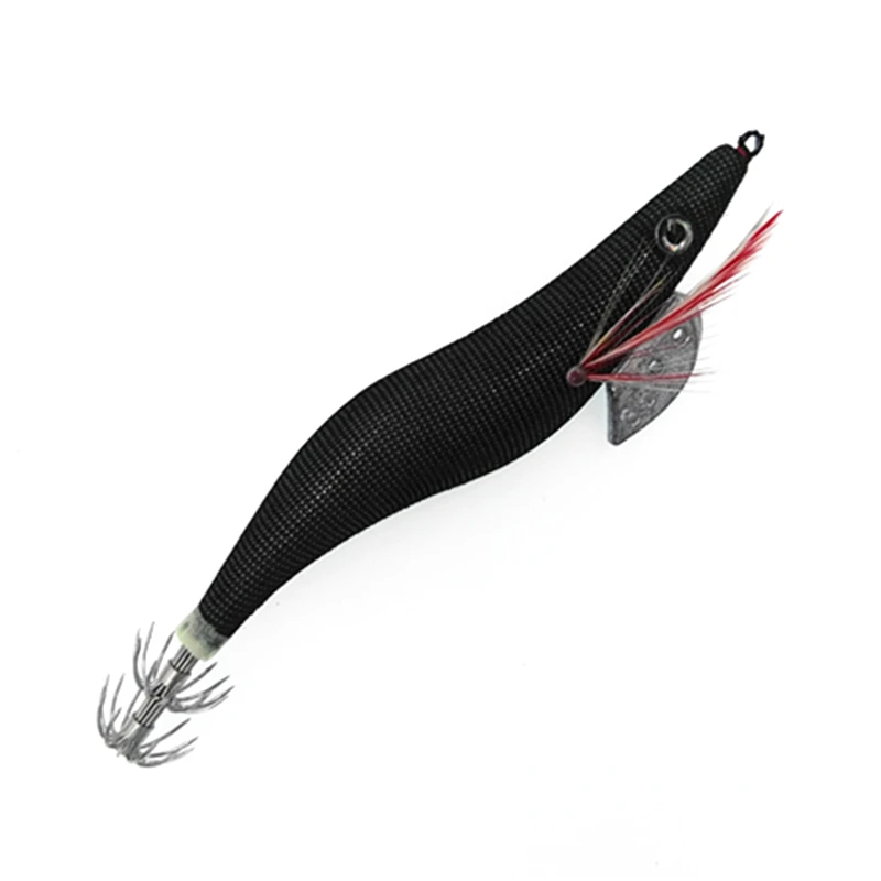 8 unids/lote camarones calamar Jig señuelo de pesca 10,5 cm 13cm aparejos de pesca de gambas luminosos anzuelos para curricán cebo Artificial biónico - imagen 3