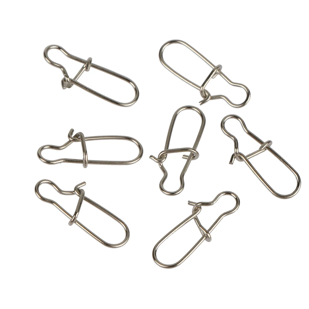 Goture-Lote de ganchos conectores de línea de pesca, accesorios de pesca con botón a presión, bonitos tamaños 5, 3, 2, 1, 0, 00, 200 unidades - imagen 4