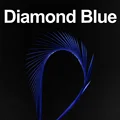 12pcs diamond blue