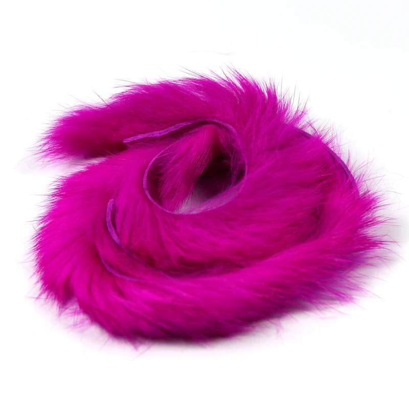 Tiras Zonker de piel de conejo, Material de atado de moscas, Streamer, fabricación de moscas, 5mm de ancho, 2 unidades - imagen 2