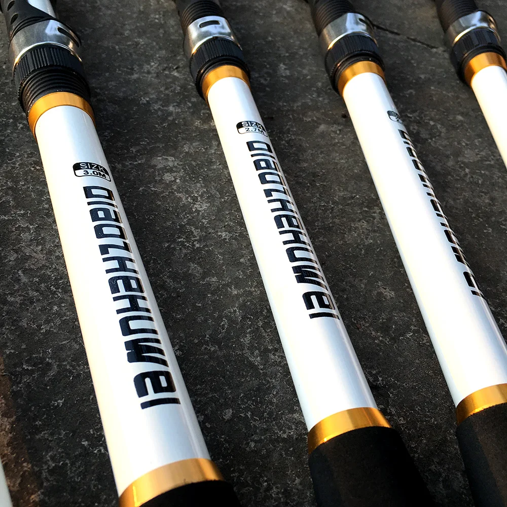 GHOTDA-caña de pescar telescópica de fibra de carbono, 80%, FRP, 20% - imagen 5