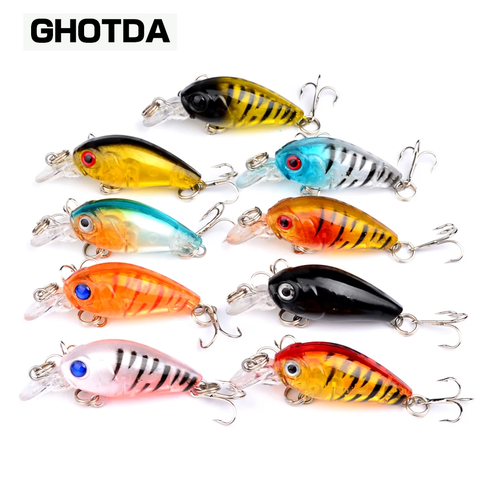 Señuelo de pesca Wobbler Artificial para buceo duro, 1 unidad, 4,57 cm, 4g - imagen 2