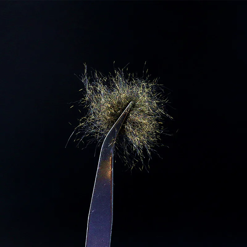 Royal Sissi-dub de ardilla natural para atar moscas, dub de gran volumen, dubs de Ninfa sin teñir, materiales de atado de moscas, 4 gramos en total - imagen 2