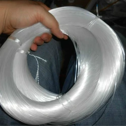 Normal Hilo de Pesca Nylon Alta Resistencia Blanco Transparente