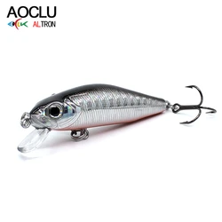 AOCLU Jerkbait Wobbler 55mm – Señuelo caminante VMC minnow 5,5g