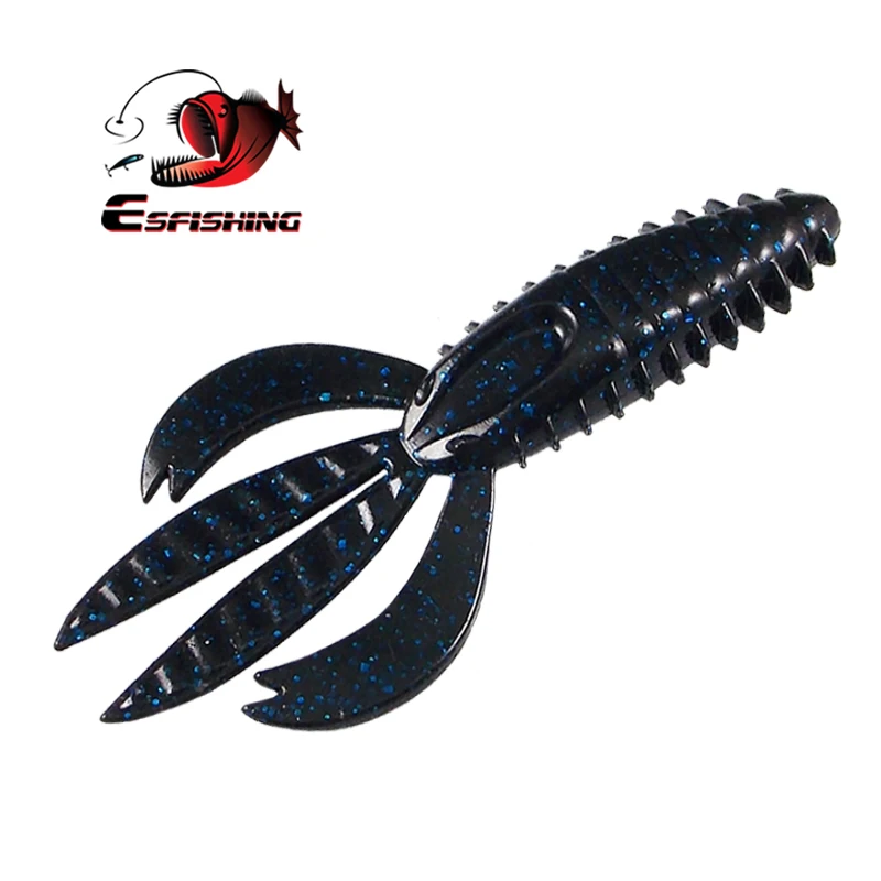 ESFISHING-SEÑUELOS blandos de Pesca, cebo Artificial de silicona para lubina, Skeet Pit Boss, 5 piezas, 110mm - imagen 5