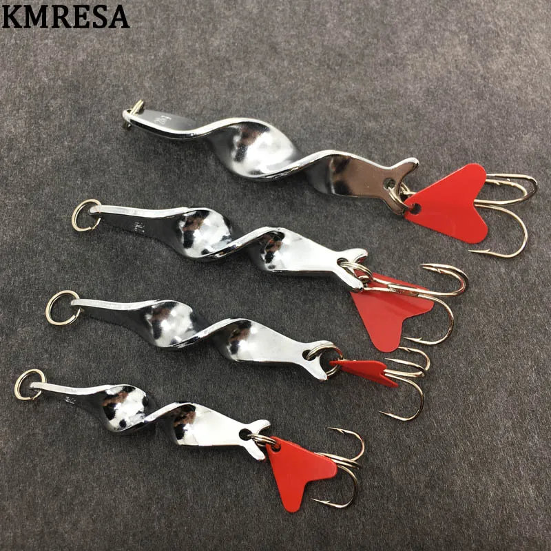 Señuelos giratorios de metal, 1 cuchara de piezas, 10g, 14g, 21g y 28g - imagen 5