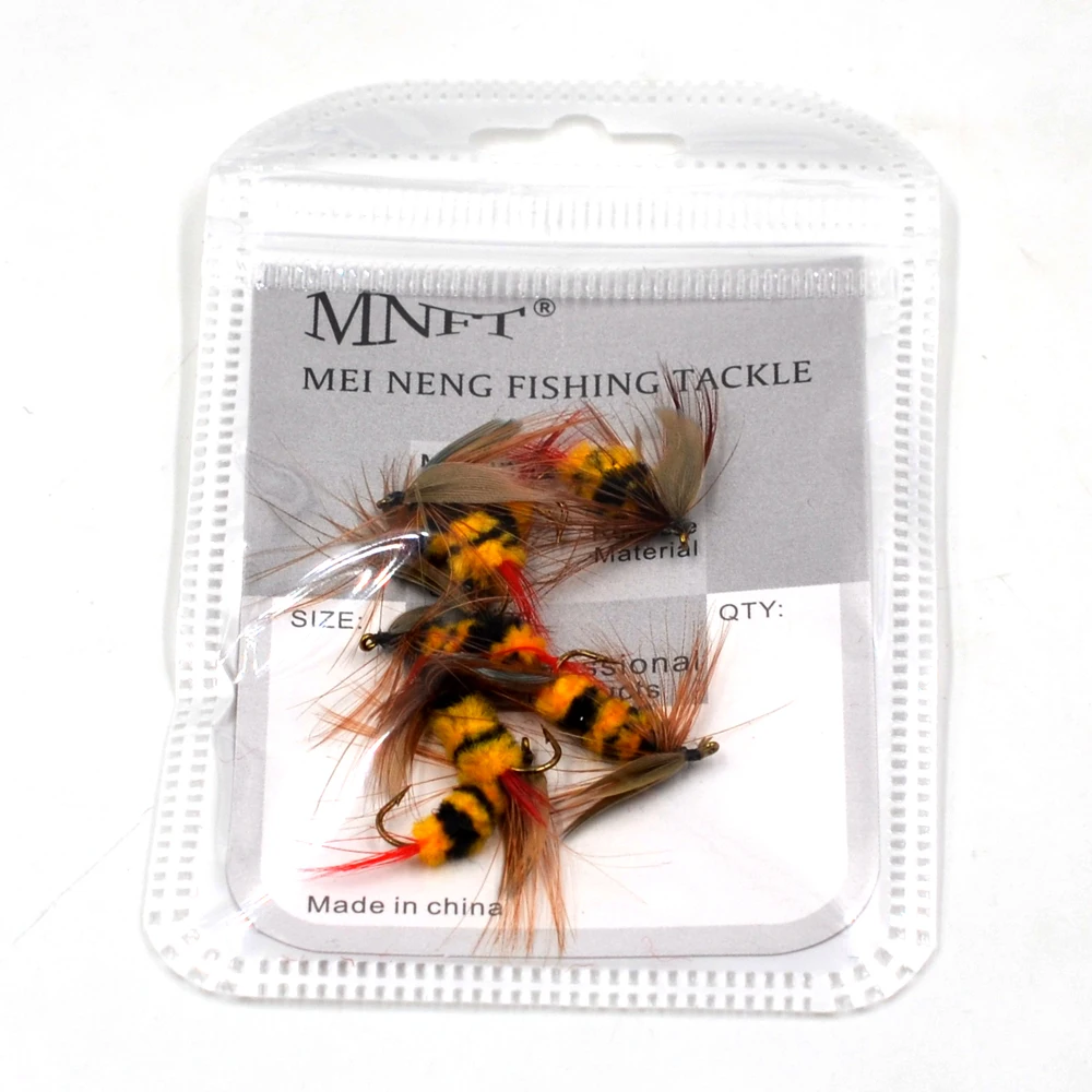 MNFT Señuelo de pesca con mosca abejorro para trucha y lubina - imagen 5