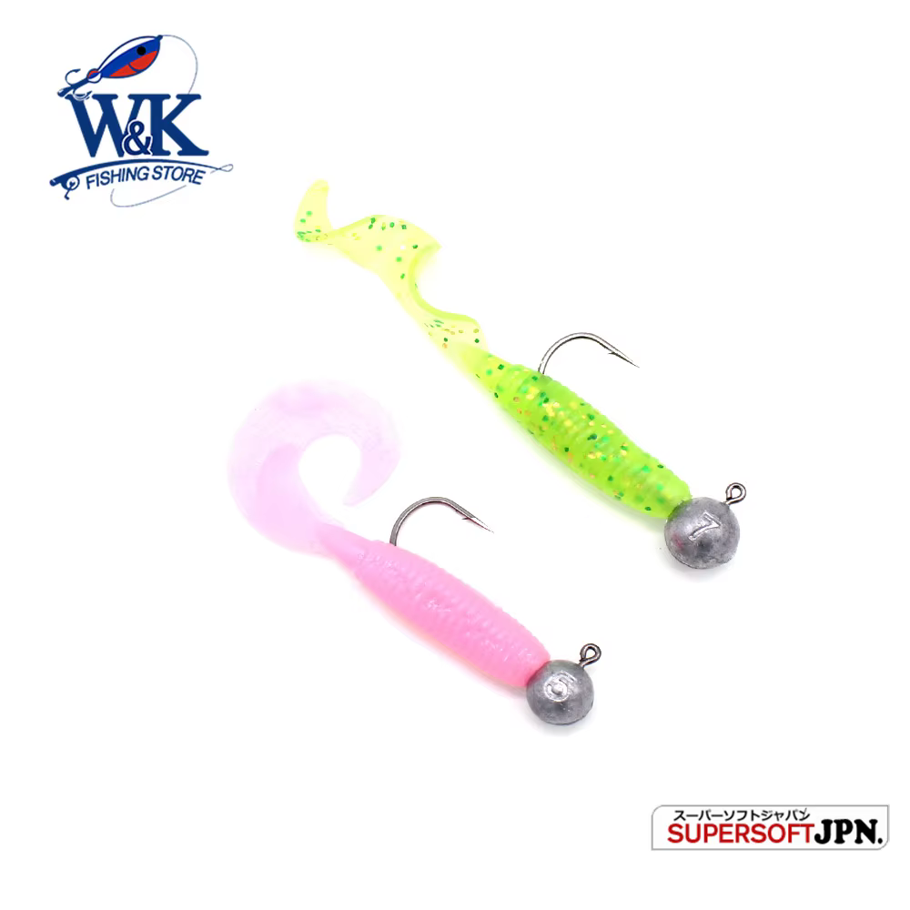 W&K Jig Head Original anzuelo pin tail para vinilo - imagen 5