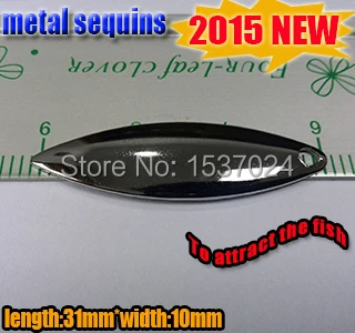 2022 nuevo tamaño de cuchara de pesca: 31mm * 10mm cantidad 20 unids/lote las hojas del tipo 304 acero inoxidable
