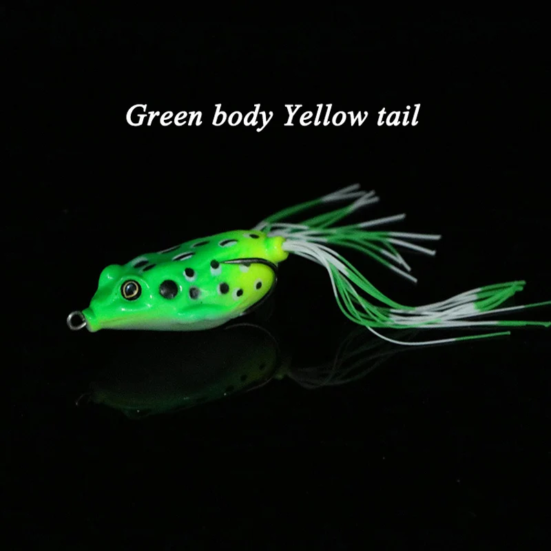 POETRYYI-anzuelo doble de acero con alto contenido de carbono, anzuelo biónico de rana, 15g13g8g6g5g, wobblers de pesca, señuelo de carretera de rana, bait30 suave, venta al por mayor - imagen 4