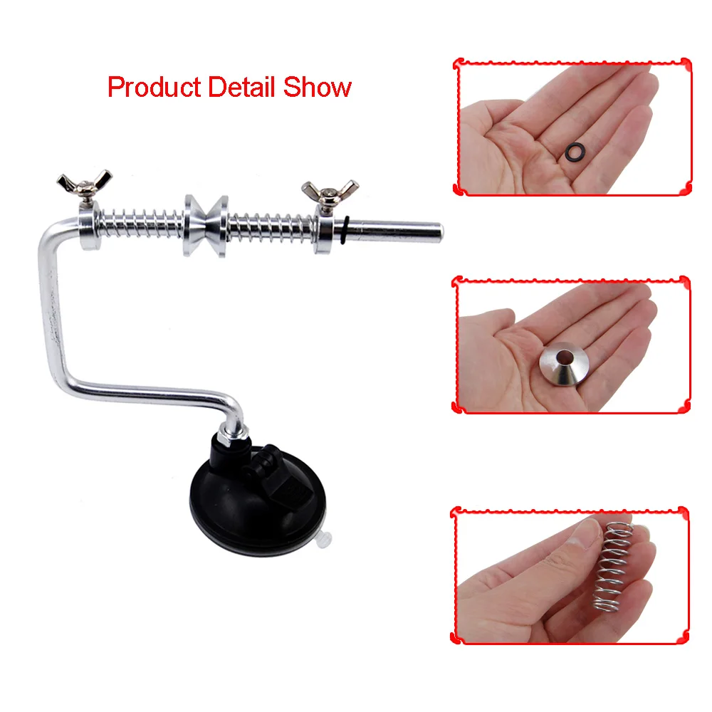 Shaddock-Enrollador de línea de pesca portátil de aluminio, carrete, sistema de carrete, herramienta de aparejos, ventosa, herramientas de pesca de carpa marina - imagen 3