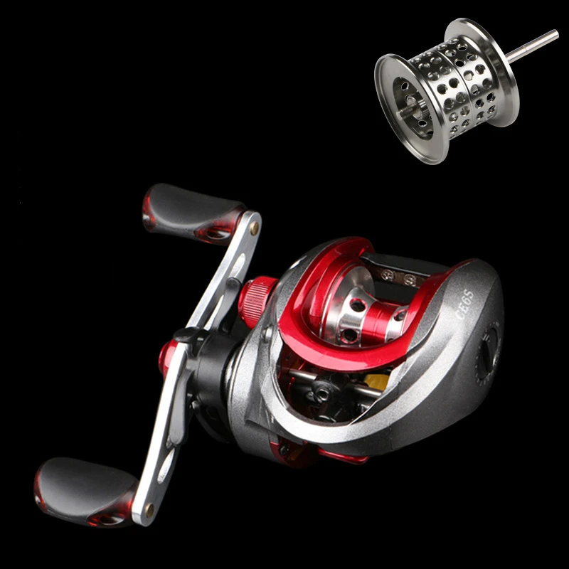 Rueda de baitcasting de alto rendimiento, rodamientos de bolas 5 + 1, 6,1: 1, alta relación de engranaje, herramienta de pesca perfecta para caña de distancia - imagen 4