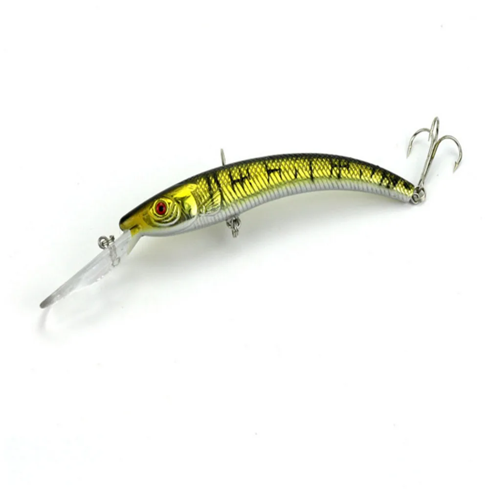 FISHINAPOT-señuelo de pesca duro, cebo con 2 ganchos de pesca, carpa, lubina, Wobblers, 10 colores, 15cm, 16g, 1 unidad - imagen 5