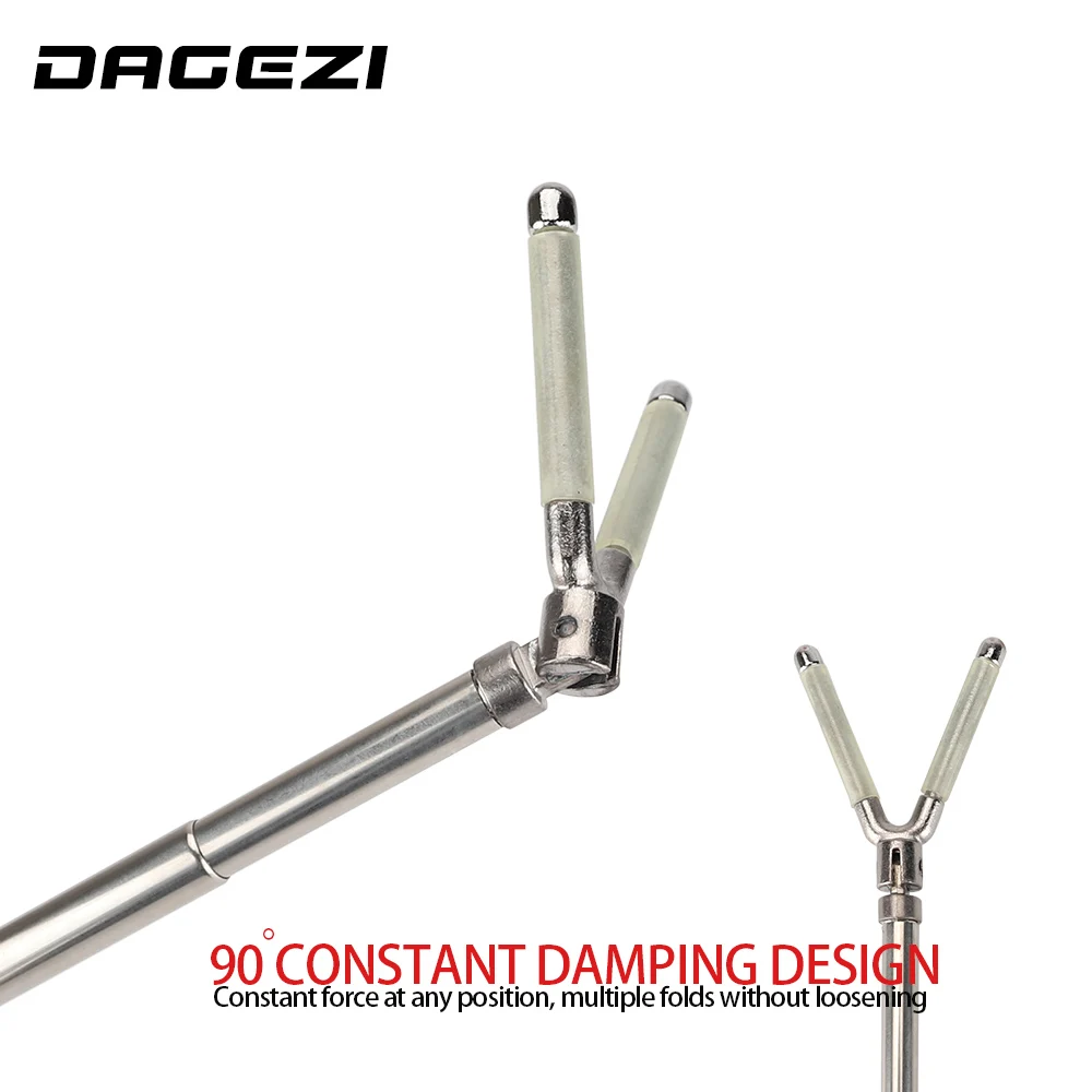 DAGEZI-soporte giratorio para caña de pescar, accesorio de Metal para caña de pescar, aparejos de pesca - imagen 5