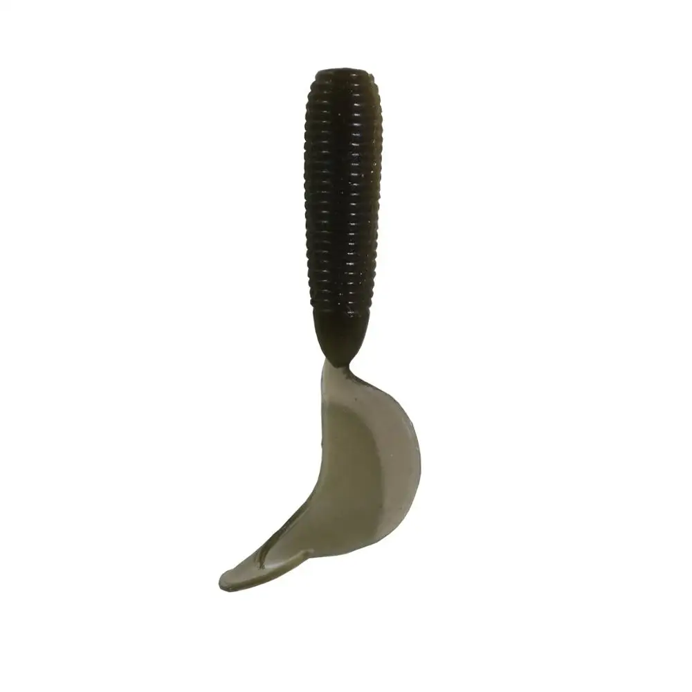 BassLegend-Cebo blando de pesca, larva para Lucio, Walleye, gusano suave, sábalo de silicona, 40mm, 1g/45mm, 1g - imagen 3