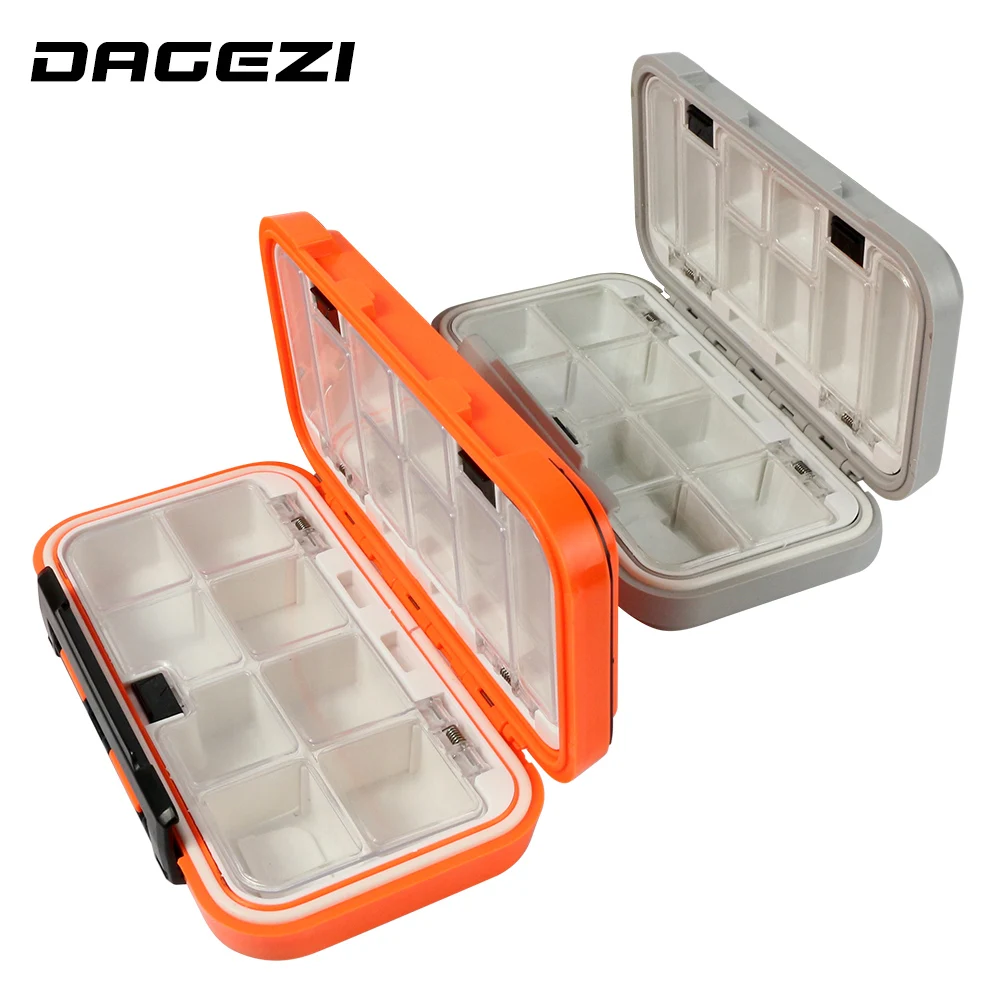 DAGEZI-caja de pesca con mosca multifunción, accesorios de pesca, 16 compartimentos, ajustable, Popper - imagen 2