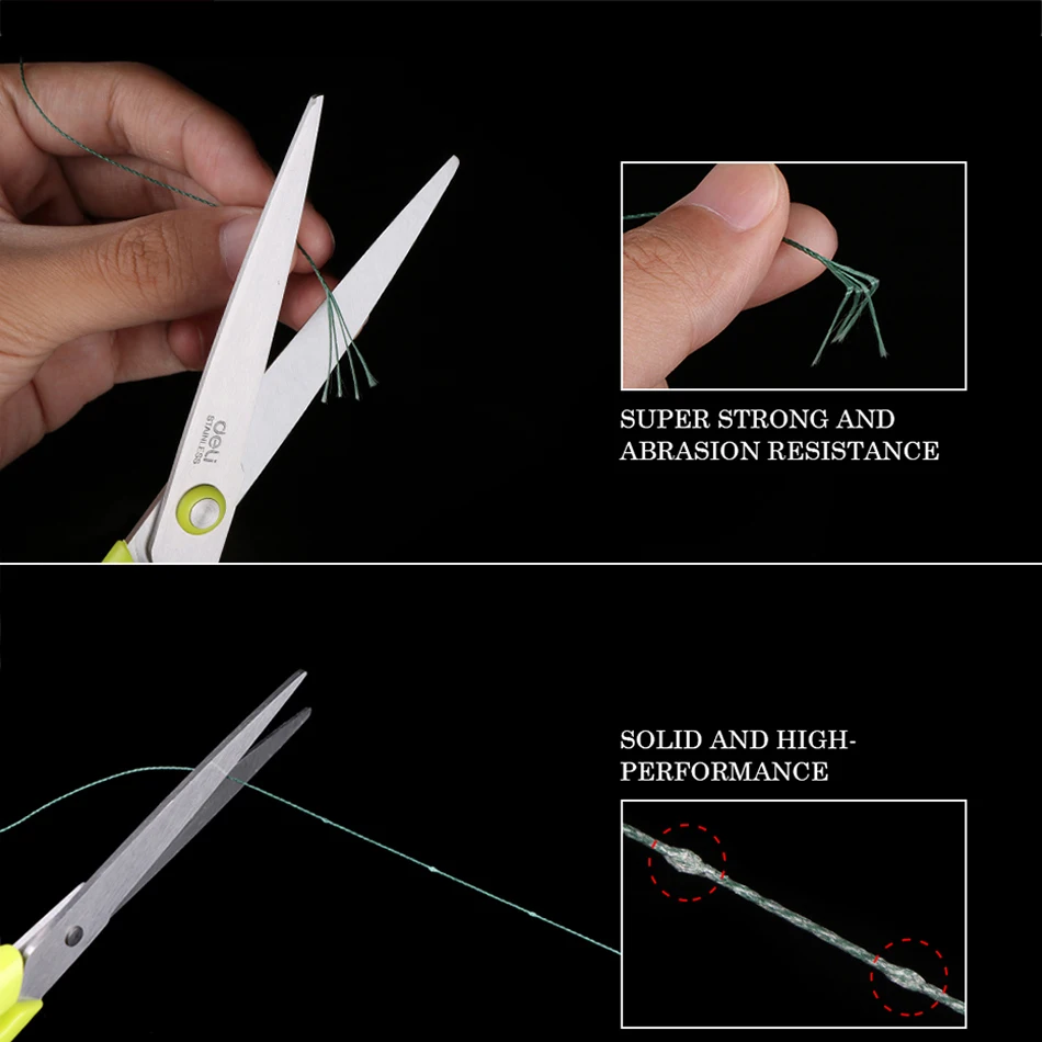 Goture-sedal de pesca trenzado de PE, multifilamento, 4 soportes, 8-80lb, 6 colores disponibles, 500M - imagen 4
