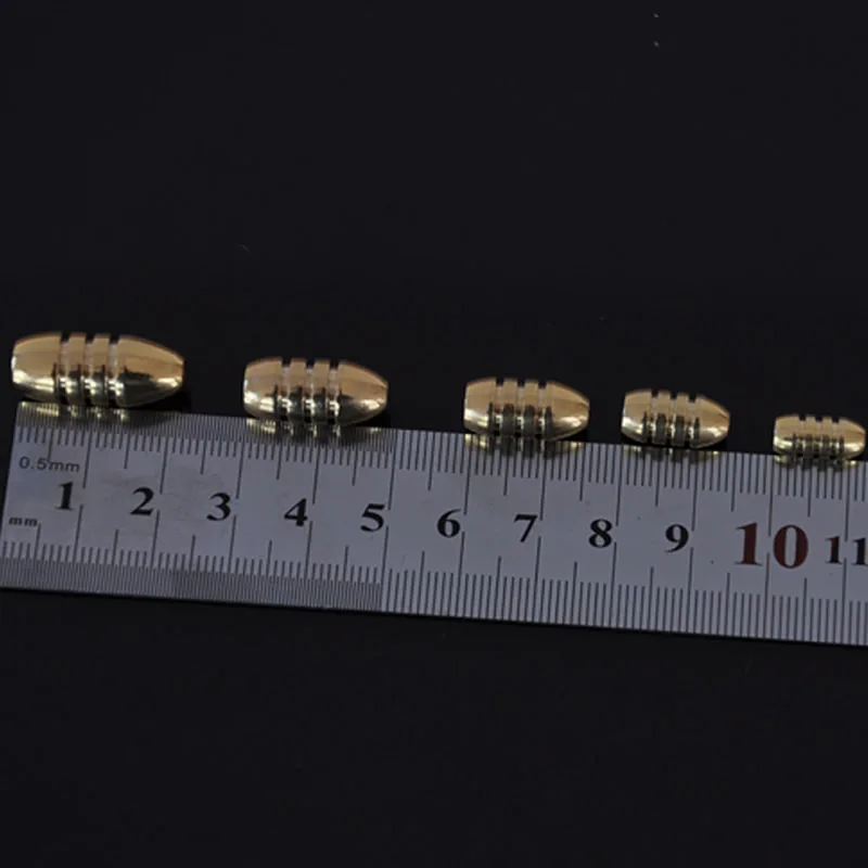 ILure 10 Uds. Colgante de bola de cobre de hilo 2g/3,5g/5g/7g/10g anzuelos de pesca de cobre puro pesas cebo suave accesorio aparejos de pesca - imagen 5