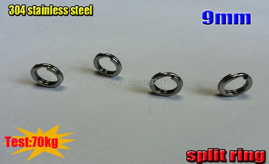 Rings divididos de acero inoxidable resistente 304 para una fijación segura probada a 70 kg