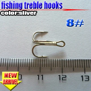 ¡Novedad de 2025! !! producción profesional de fábrica de anzuelos triples tamaño: 8 #    Cantidad de gancho afilado: 200 unids/lote - imagen 4