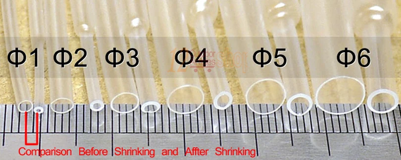 MNFT 5M transparente elástico termocontraíble para atado de moscas aparejo hacer gancho plantilla vástago funda protectora nuevo Material de pesca - imagen 3