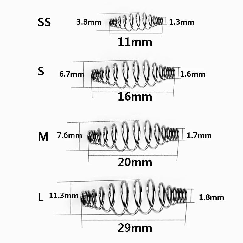 Juego de anzuelos de pesca de resorte, accesorios de pesca con mosca, herramienta de aparejos de carpa, plantilla giratoria de púas, círculo único, 100 Uds. - imagen 2