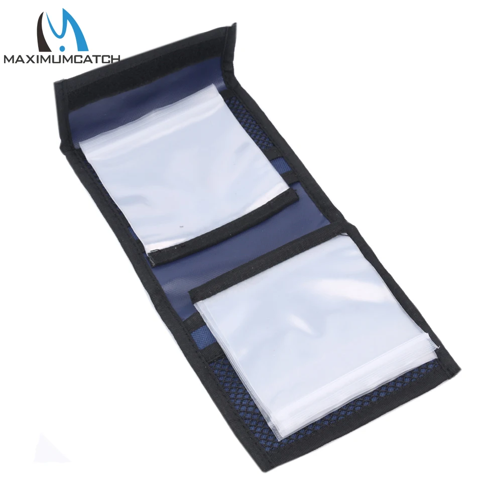 Maximumcatch Leader de sedal de pesca azul y billetera de almacenamiento de moscas en tubo, 13,50*13cm - imagen 3