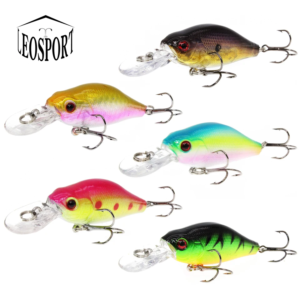 Señuelo Crankbait Wobblers, anzuelos artificiales duros de alta calidad, 10 colores diferentes, 70mm/8g, novedad - imagen 2