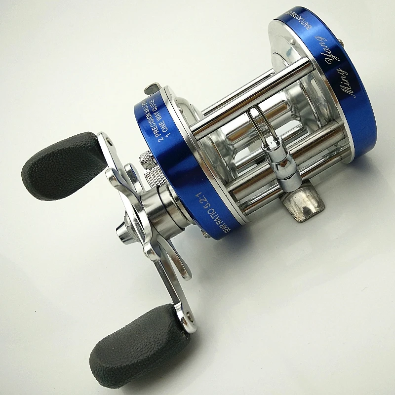 Carrete de fundición de cebo de Metal CL40/50/60, carrete de pesca en el mar, carrete de pesca para barco, pistola de mano izquierda, color agua salada, rueda de pesca con tambor de hielo - imagen 4