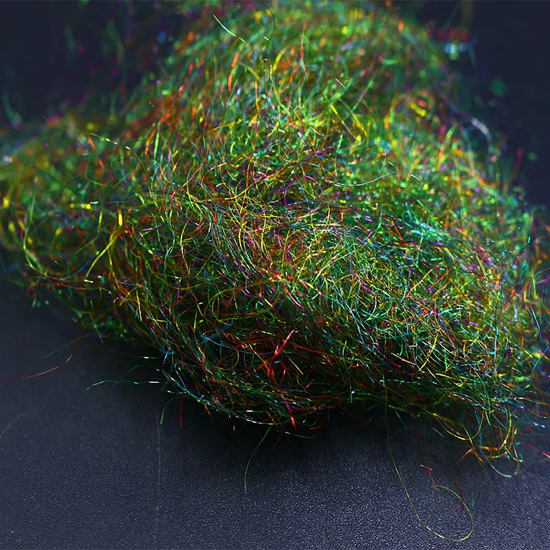 Royal Sissi 2 paquetes de arcoíris scud doblado luz y sombra de arco iris oscuro surtido de dubes scud ninfa collar torácico materiales para atar moscas - imagen 4