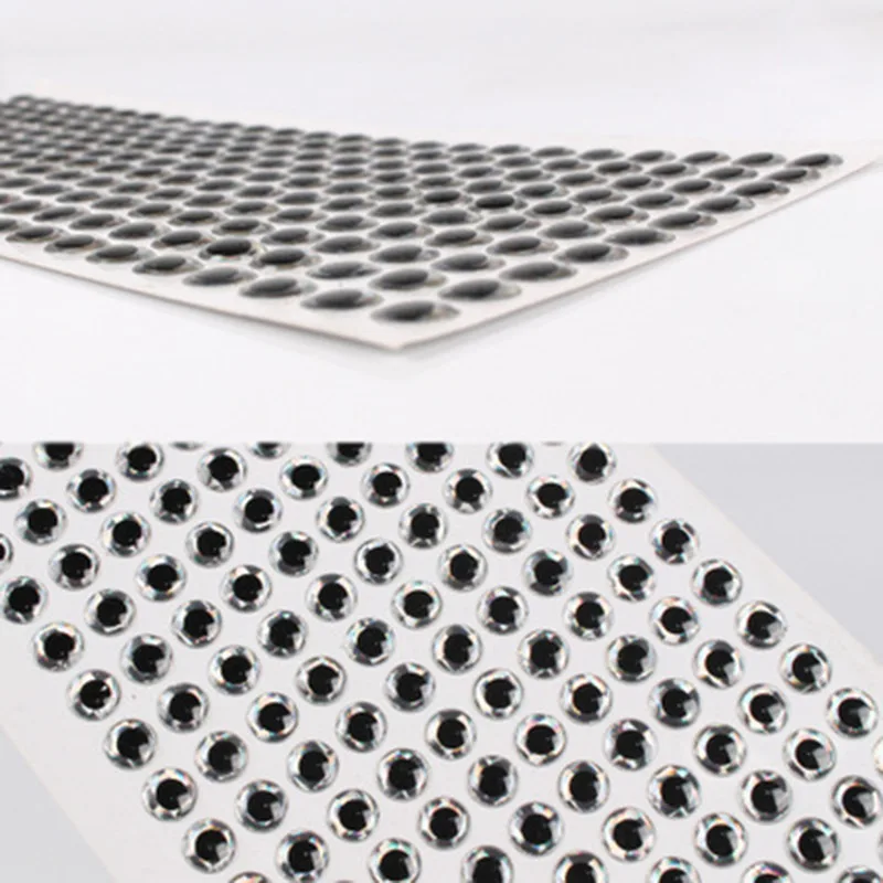100 unids/lote señuelo de pesca ojos holográficos 3D 3mm 4mm 5mm 6mm simulación pesca con mosca pececillo pez Artificial DIY aparejos de pesca ocular - imagen 5