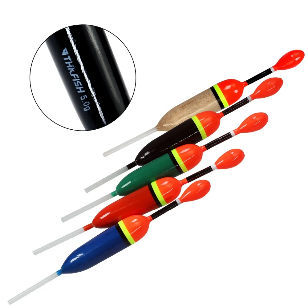 Bobbers antideslizantes de pesca, 5g, 15g, agua salada, agua dulce, tubo de deriva, Flotadores para Crappie Bass, aparejos de pesca, 5 piezas - imagen 4