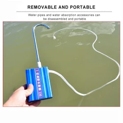 Bomba de achique electrónica para pesca – Carga automática