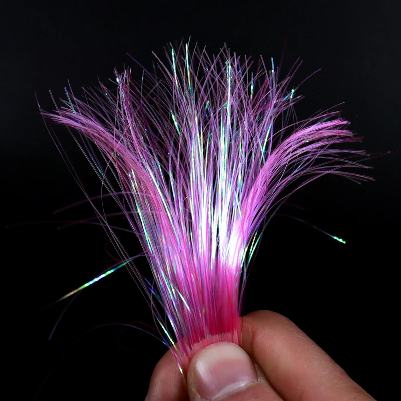 Tubo de Flasheo de ala de hielo, materiales de atado de moscas, Streamer, Pike, salmón, Mosca, rosa, amarillo, naranja, azul, verde, 1/50 ", 0,5mm, 2 paquetes - imagen 4