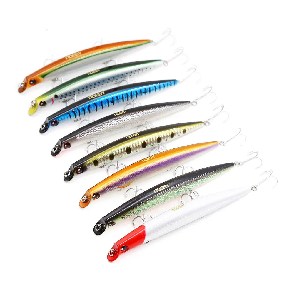 Noeby NBL9029 120 y 150mm 16 y 24g pececillo que flota Barra de cebo para cebo de agua salada Señuelos de pesca - imagen 2