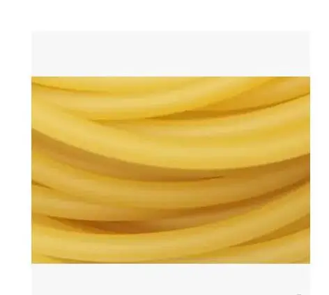 Banda de goma elástica sólida de 6m de diámetro y 2mm, sedal de pesca con flejes, cuerda elástica redonda de nivel liso, sedal atado - imagen 4