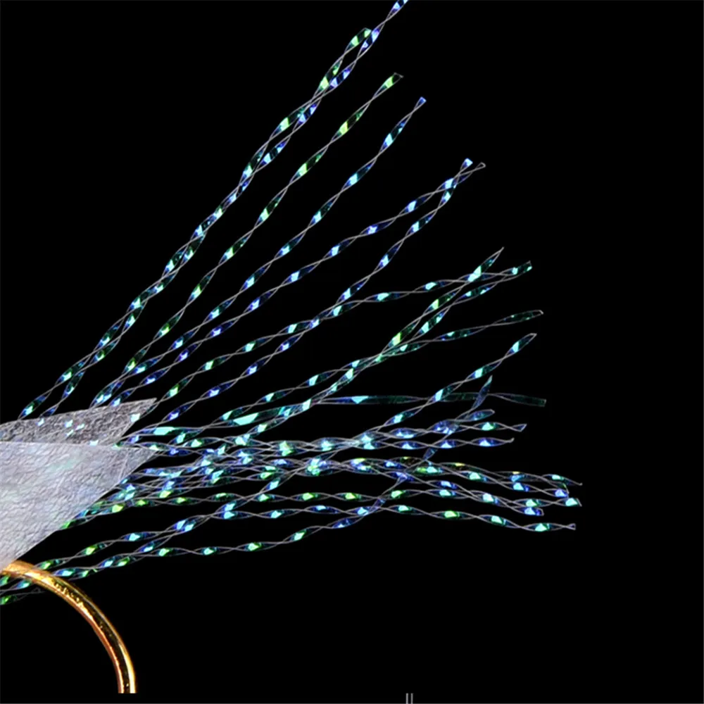 FISHINAPOT, 1 Uds., anzuelos para aparejos giratorios, plantillas de cebo, cabeza de pez, pesca, anzuelo luminoso chapado en oro con 6 anzuelos pequeños - imagen 4