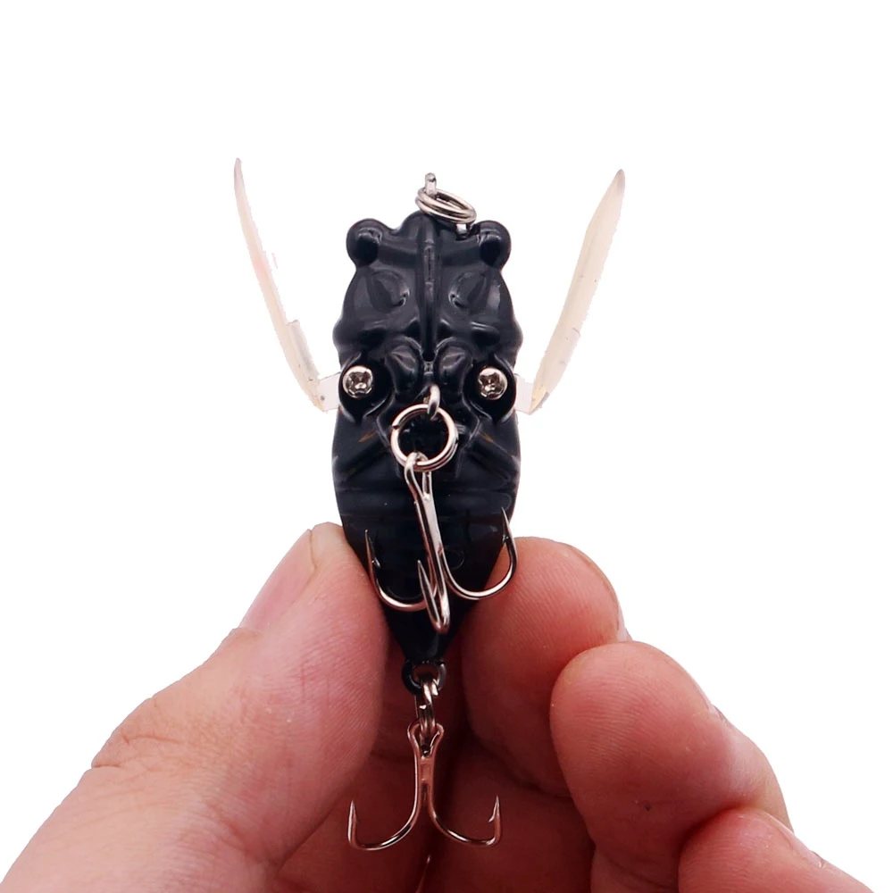 Señuelo duro biónico para Pesca, cebo duro de 5cm/6g, simulación de pececillos, Wobblers Crankbait, aparejos de Pesca de insectos, 1 unidad - imagen 3