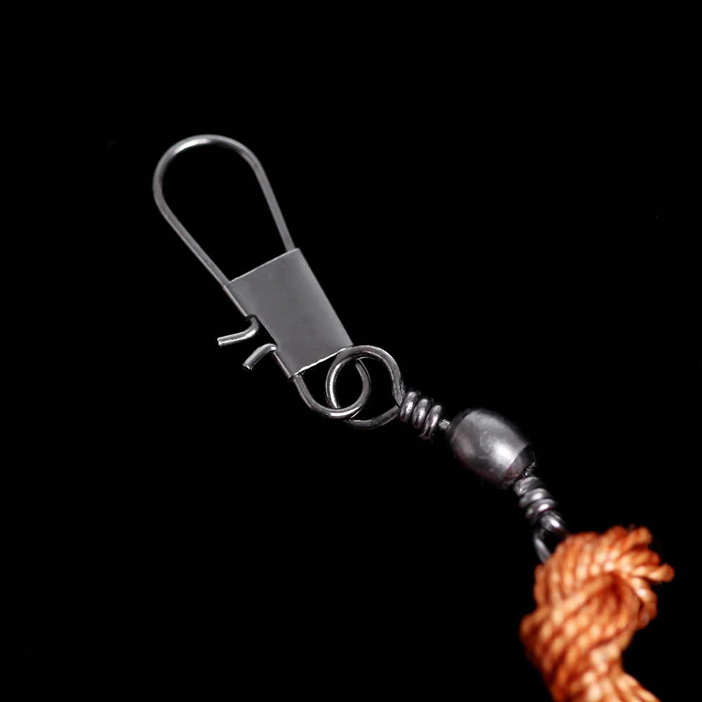 FISH KING-Soporte de cable de plástico con anillo de conexión, trampa pequeña, línea de PE, 6 ganchos, jaula para Señuelos de Pesca, 1 unidad - imagen 5