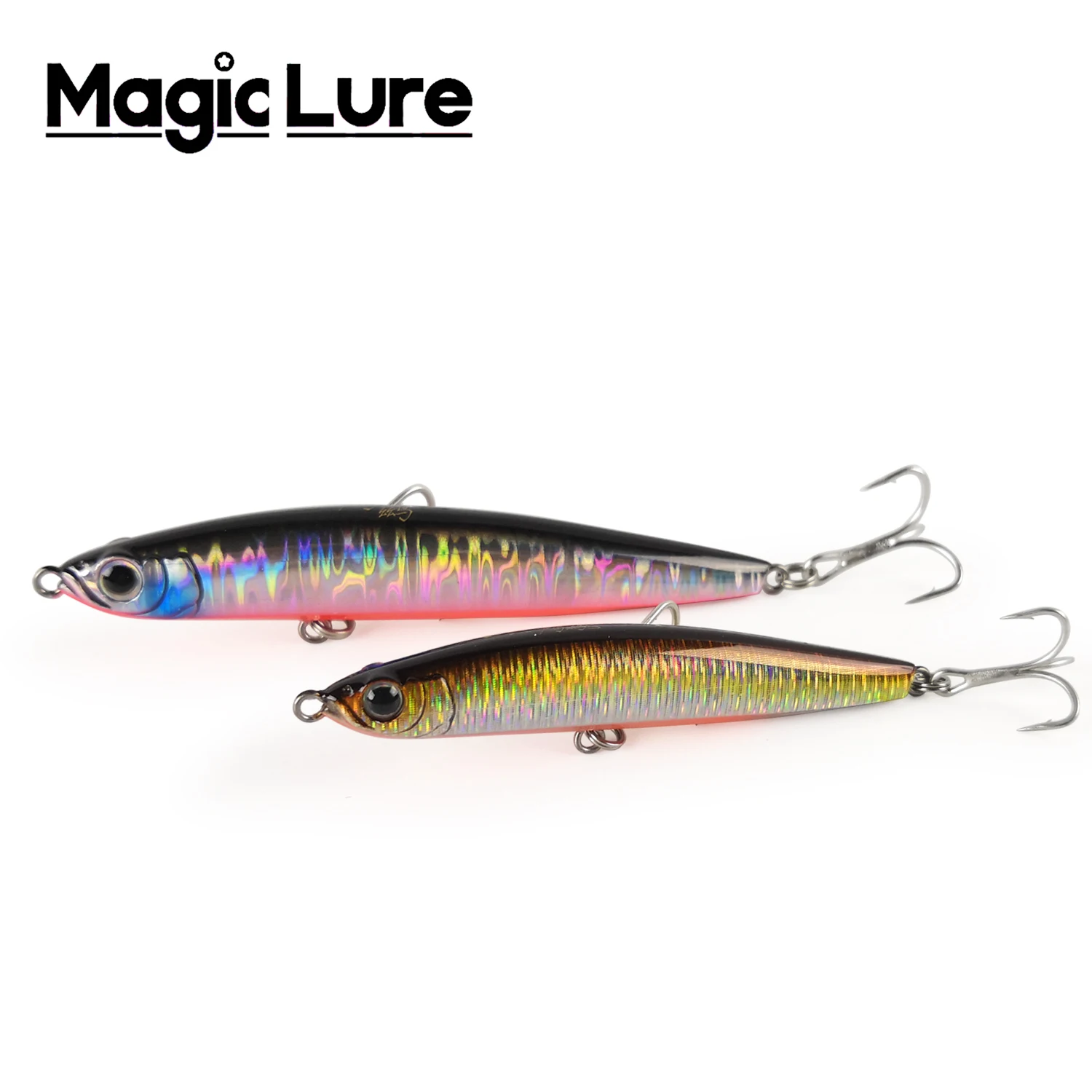 Señuelo mágico L70S 9g L90S 15g lápiz de hundimiento stickbait wobbler cebo pesca mar señuelos de agua dulce aparejos para trucha, Lucio Perch fish paseantes hundidos pesca - imagen 5