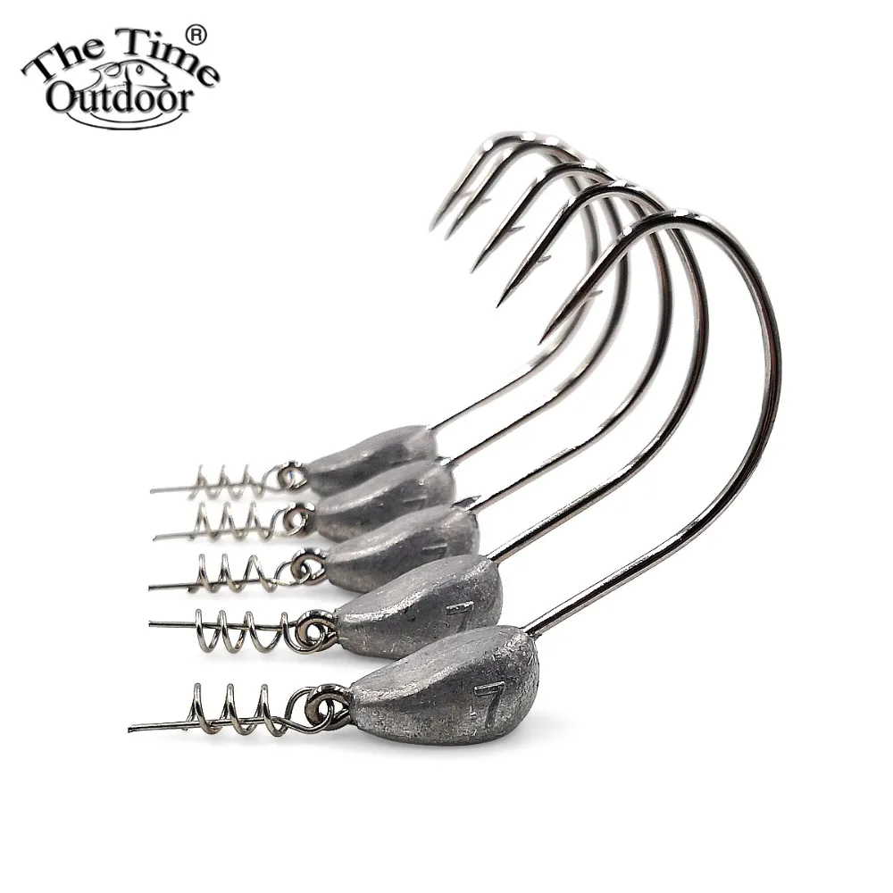 Anzuelos de cabeza de vaso, equipo de pesca de lubina, 3,5g, 5g, 7g, 10g, 15g, 21g, lote de 5 unidades - imagen 5