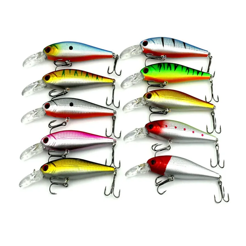 Señuelos de Pesca Minnow, cebos duros artificiales con anzuelos triples para carpa, trucha, Crankbait, ojos 3D, 9,5g/10,5 cm, 1 unidad - imagen 3